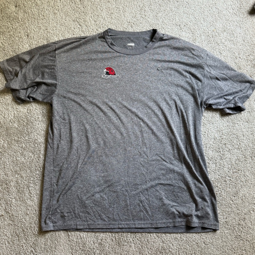Nike Miami Ohio Team issues RedHawks dry fit t shirt